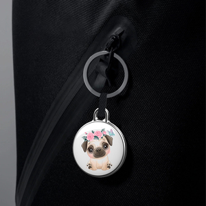Localizador GPS Redondo Inteligente para Mascotas <span class=keywords><strong>F3</strong></span> International, Mini Rastreador Antipérdida, Resistente al Agua IP67, Localizador Bluetooth para Perros y Gatos - Product Image 4