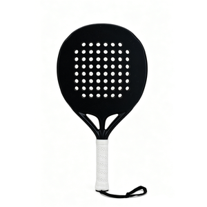 Raqueta de Pádel Personalizada de Fibra de Carbono 3K/18K, Núcleo de EVA, Ligera, Antideslizante, Forma Redonda, Peso y Logotipo Personalizables, Raqueta de Pádel Profesional - Product Image 1