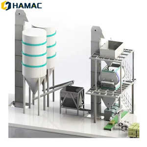 Máquina Mezcladora de Mortero Seco Automática de Alta Calidad con Certificación CE e ISO, Nueva Línea de Producción de Adhesivo para Azulejos de Cerámica para Construcción, Núcleo del Motor - Product Image 1