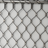 Maille de câble en acier inoxydable 304 316 à haute résistance, résistante à l'usure, pour clôture de séparation d'aquariums, zoos et zones sauvages