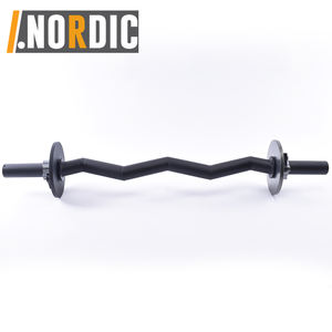 <span class=keywords><strong>Barra</strong></span> de mancuerna de rizado <span class=keywords><strong>EZ</strong></span>, rosca estándar de 47 pulgadas, para placas de peso de 2 pulgadas, rizador para levantamiento de pesas - Product Image 4