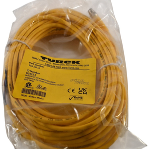 Nuovo Cavo U0135-5 da 3m-10, Maschio a Estremità Tagliata, Giallo, 3 Conduttori, 10 Metri - Product Image 1