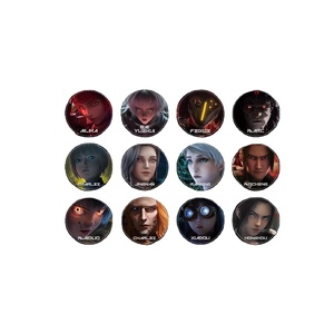 Caja Misteriosa de 24 Unidades al por Mayor LING CAGE Dawn Genesis Series 58mm Sparkle-Eye Tin Badge para Juguetes, Regalo, Colección de Cumpleaños para Niños - Product Image 1