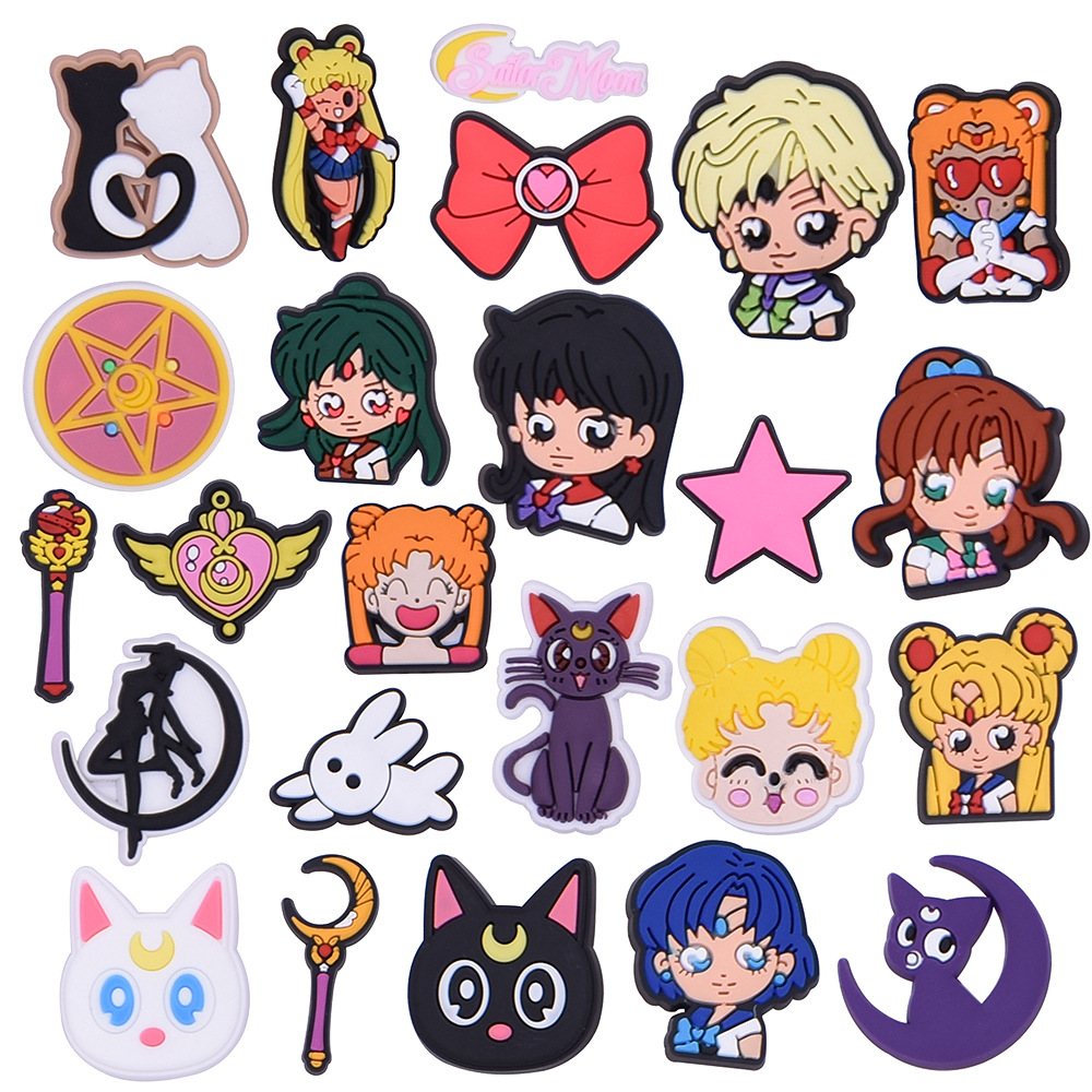 Куклы sailor moon lol omg дизайнерские амулеты модные Мультяшные украшения-сабо аниме sailory moon star cat на обуви украшения