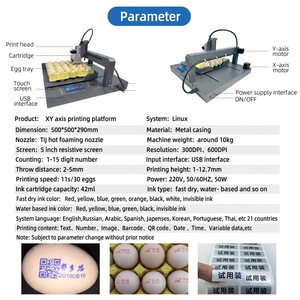 Nueva Plataforma de Impresión de Huevos con Eje XY, Impresora de Inyección de Tinta TIJ, Tinta de Secado Rápido, Impresión Automática de Logotipos/Fechas/Códigos QR, 1 Año de Garantía - Product Image 6