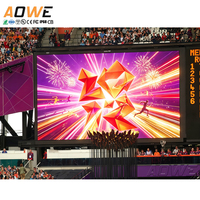 Système complet AOWE 4m x 3m P2 P2.9 P3.91 P4 P8, panneau LED couleur pleine 500*500mm 500*1000mm pour événements en plein air, écran d'affichage LED