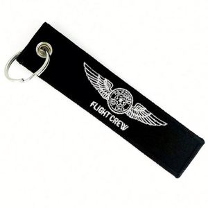High Quality Embroidery Customized Double Sided Fabric Key <b>Chains</b> Key Ring Key Tag - Product Image 5
