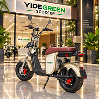 Scooter électrique Citycoco 1000W pour adultes, moto électrique à pneus larges, réseau de concessionnaires