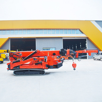 Grue araignée électrique Anke 1,2 tonne, 1,5 tonne, 2 tonnes avec protection contre les surcharges et arrêt automatique, idéale pour les travaux d'installation de pipelines – Grande réduction