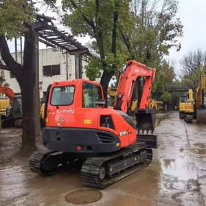 Mini-excavatrice hydraulique sur chenilles pour KX185-3 d'occasion, haute qualité, livraison directe d'usine, pompe à moteur d'occasion, boîte de vitesses - Product Image 6