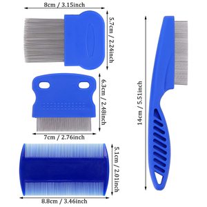 Nhà Sản Xuất Nguồn Cung Cấp <span class=keywords><strong>V</strong></span>ật Nuôi <span class=keywords><strong>V</strong></span> Lược Chấy Đầu Loại Bỏ Con Chó Mèo Bọ chét Mắt Nước Mắt Loại Bỏ Kim Loại Lược Chấy Lược - Product Image 5