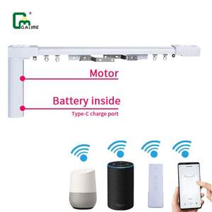 Galime Alexa Smart Home Tringles à rideaux motorisées à batterie pour balcon - Product Image 5