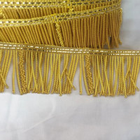 Frange à pampilles en fil de soie sur mesure OEM en gros, broderie personnalisée couleur/taille, légère, haute qualité, logo personnalisé