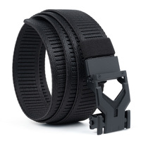 Ceinture tactique pour homme de haute qualité, boucle en métal réglable EDC, 125 cm, dégagement rapide