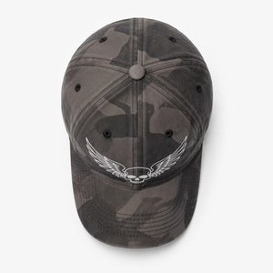 Wholesale Custom Logo <b>Flat</b> Embroidered Cotton Twill 6 Panel Baseball Cap Dad <b>Hat</b> Manufacturer - Product Image 6