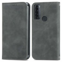 Funda de cuero Pu a prueba de golpes para teléfono móvil, cartera única de lujo, accesorios para teléfono móvil Android, bolsa para TCL 20SE, 2022