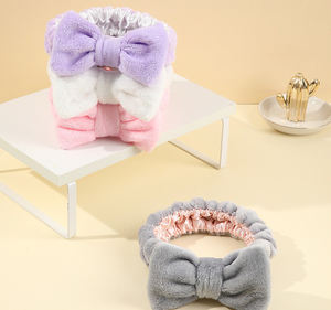 ओएम कस्टम सुंदर सैटिन महिलाओं के लिए बड़े धनुष हेडबैंड को लाइन में रखा गया है, जो महिलाओं के लिए बड़े धनुष हेडबैंड - Product Image 2