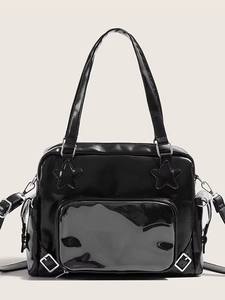 कस्टम पशु बिल्ली के आकार की लिटा बैग कढ़ाई विवरण pu चमड़े के क्रॉसबॉडी बैकपैक बैग - Product Image 6