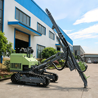 Foreuse DTH sur chenilles Yuchai Cummins, type export, 70 kW, profondeur 30 m, avec moteur de pompe de boîte de vitesses, haute efficacité énergétique