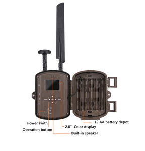 Máy ảnh săn bắn 12 Megapixel Máy ảnh an ninh động vật hoang dã 4G hỗ trợ SMS/Email/FTP - Product Image 2