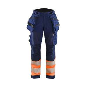 BLAKLADER - 711425138953D21 Pantalón Softshell Hi-Vis para Mujer Azul marino/Naranja-EAN 7330509879726 ROPA DE TRABAJO DE LA HI-VIS - Product Image 1