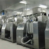 Emulsionador Industrial de Alto Cizallamiento al Vacío para Línea de Producción de Lociones Corporales y Cremas de Base con Certificación CE ISO