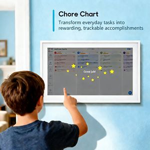 Cadre photo numérique 10,1 pouces avec <span class=keywords><strong>calendrier</strong></span> et écran tactile, également fonctionnant comme un <span class=keywords><strong>calendrier</strong></span> de table numérique pour l'organisation du bureau - Product Image 3