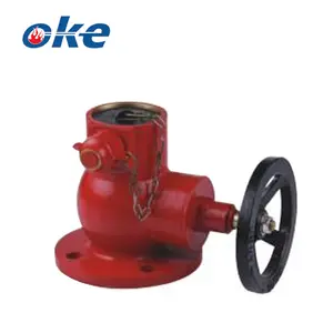 Okefire Fire Brass Ball Wassersystem Hydrant Lande ventil mit Handrad