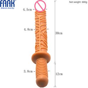 Masturbador Pequeno em Forma de Pênis com Cabo, Dildo de Silicone Macio para Mulheres, Brinquedo Adulto Divertido para Mulheres - Product Image 2