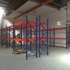 Özel Yüksek Kapasiteli Metal Raf Depo Endüstriyel Ağır Yük Depolama Rafları Çapraz Destek Kirişleri ile - Product Image 3