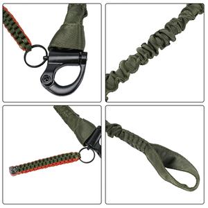 Sangle de sécurité tactique en polyester avec élastique interne, cordon de retenue personnel pour les sports de plein air, l'entraînement et le camping - Product Image 6