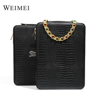 Grande boîte à bijoux en cuir véritable en peau de crocodile offre spéciale emballage exclusif de bijoux en alligator grande boîte d'emballage personnalisée pour collier