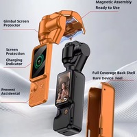 Funda Protectora Magnética de Plástico Premium con Protección de Pantalla y Lente, Anti-Caídas, para DJI OSMO Pocket 4