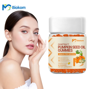 OEM Pompoenzaadolie Gummies met Saw Palmetto voor haargroei, prostaat- en huidgezondheid. Pompoenzaadolie supplement voor mannen & vrouwen. - Product Image 1