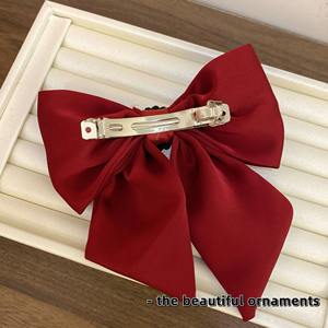 Pasadores <span class=keywords><strong>de</strong></span> Pelo Coreanos al por Mayor, <span class=keywords><strong>Cintas</strong></span> para el Pelo, Pasadores <span class=keywords><strong>de</strong></span> Pelo con Moño <span class=keywords><strong>de</strong></span> Satén Pulido, Accesorios para el Cabello para Mujeres, Pinzas para el Cabello, Lazos, Pinzas - Product Image 3