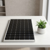 Module photovoltaïque monocristallin rigide de type N 120W 12V pour camping-car, caravane, abri – Fabrication chinoise