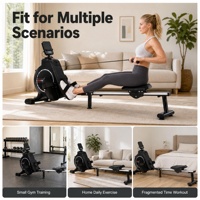 Équipement de cardio-training à domicile de haute qualité avec siège rembourré confortable et résistance réglable sur 16 niveaux