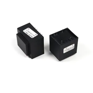 50Hz/60Hz EI30 EI38 encapsulated transformer with 1VA/1.5VA 10V1.6VA 12.5V 240mA power voltage