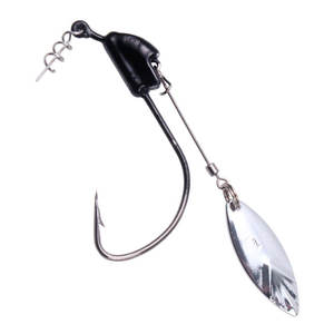 En gros, Jigheads de pêche en métal de haute qualité avec hameçons Flash Swimmer de qualité, système de verrouillage à ressort, tête de jig avec lame et Underspin en plomb - Product Image 6