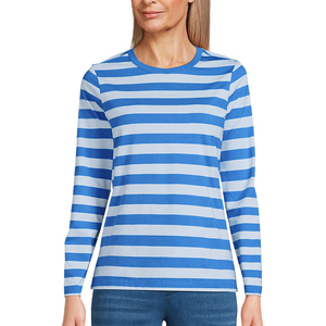 Venta al por mayor OEM nueva llegada de manga larga 100% algodón a rayas negro blanco camisa de manga larga Casual de gran tamaño liso sudaderas con capucha - Product Image 3