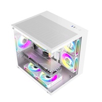 AntarcChill Wholesale Micro Atx Mid Tower Computer Desk Case Gaming Computer Casing Desktop Gaming Pc Case Cabinet