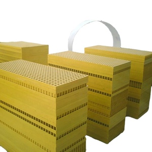 เสาตะแกรงอุตสาหกรรมทำจากไฟเบอร์กลาส38*38 GRP ใช้ในทางเดินอุตสาหกรรมทำจากไฟเบอร์กลาสขนาด38*38 - Product Image 3