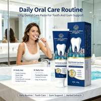 Pâte dentifrice à base d'extraits végétaux, formule douce, 120g, pour le soin des dents et des gencives, haleine fraîche, pour une hygiène bucco-dentaire quotidienne