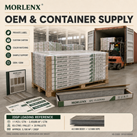 MORLENX Geräuchertes Taupe-Eichen-SPC-Bodenbelag Verschleißfester Wasserdichter Starrkern-Klick-Vinylboden für Gewerbliche Renovierung