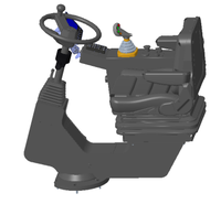 KATOCASE Compacteur vibrant à moteur Kubota pour remblais de terrains de petite taille et asphalte, haute efficacité