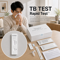 Kit de Diagnóstico de Tuberculosis para el Hogar y Clínicas, Kit de Diagnóstico Rápido en Cassette de un Solo Paso, Prueba de Tuberculosis TB