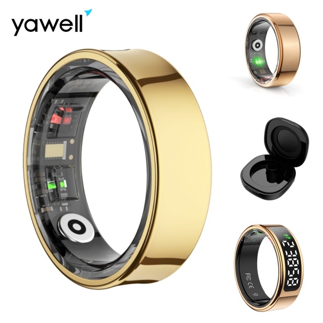 Yawell OEM Smart Ring Factory R02 R06 R09 R11 R16 R18 Health Tracker Smart Fitness Ring ECG Smart Health Ring for Men Woman 2025