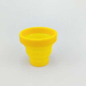 Gobelet pliable en silicone, forme ronde, avec couvercle, gobelet pliable en silicone, gobelet de voyage portable, gobelet pliable rétractable - Product Image 4