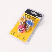 Qixin personalizado al por mayor 3 piezas en 1 pequeña pulgada enchufe de trinquete y ranura CRV Llaves hexagonales Bit Set Finger Grip Driver
