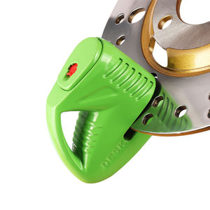 Verrou de <span class=keywords><strong>roue</strong></span> <span class=keywords><strong>antivol</strong></span> YH3354 pour motos, scooters électriques, vélos de route, mini disque de frein de sécurité, déverrouillage par clé - Product Image 1